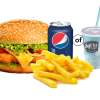 Crunchy Kipburger Menu van Jet