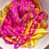 Churros (8stuks) met Poedersuiker + Rode elfensaus van Jet